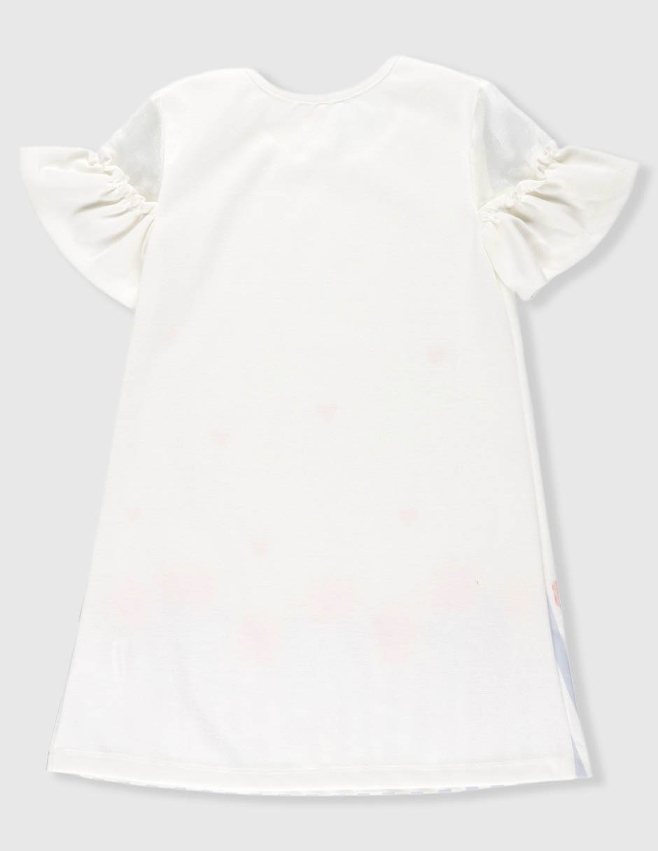 Vestido casual manga regular para niña 3