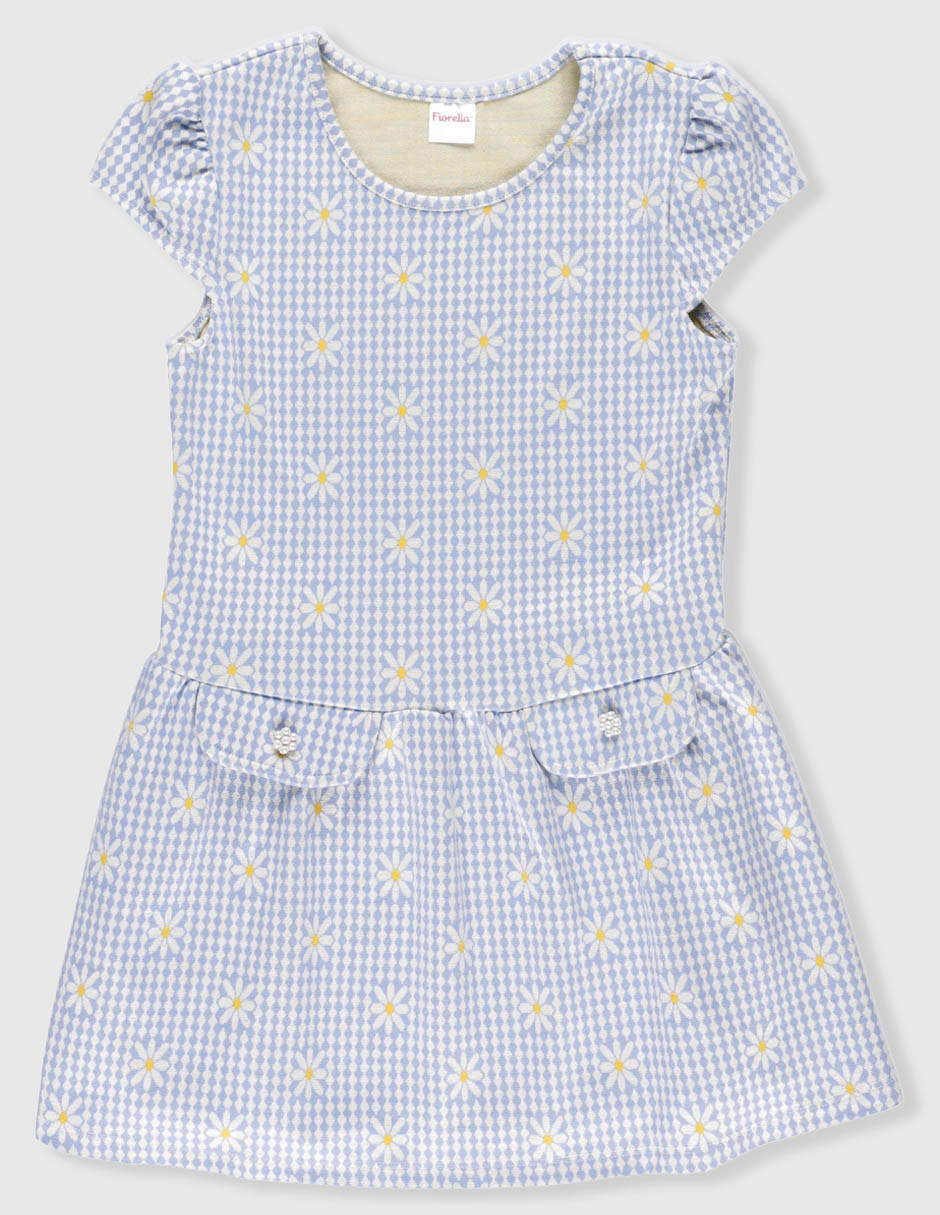 Vestido manga corta para niña 2