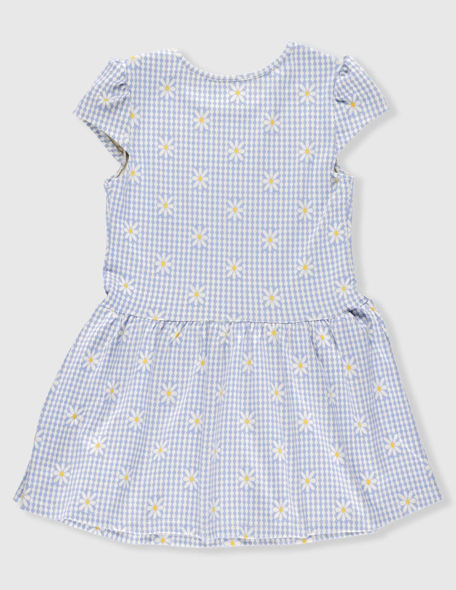 Vestido manga corta para niña 3