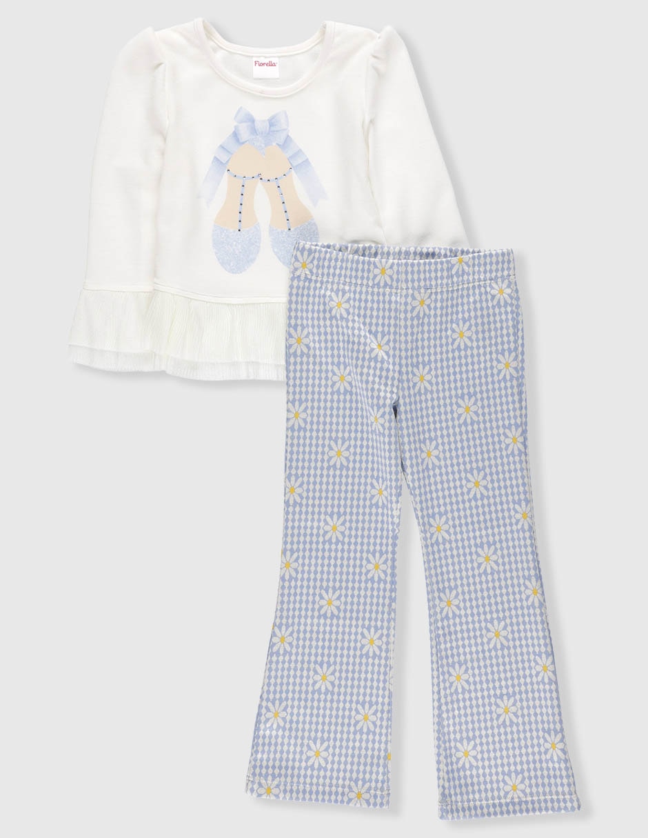 Conjunto pantalón casual para niña 2