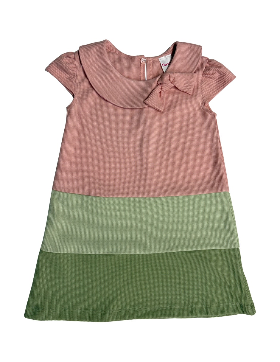 Vestido manga cap para niña Vestido manga cap para niña