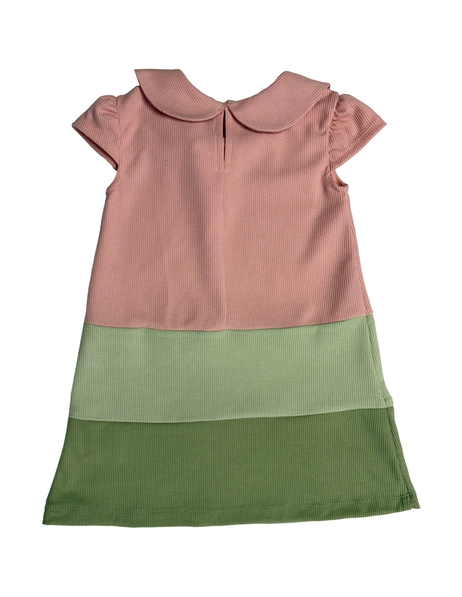 Vestido manga cap para niña 2