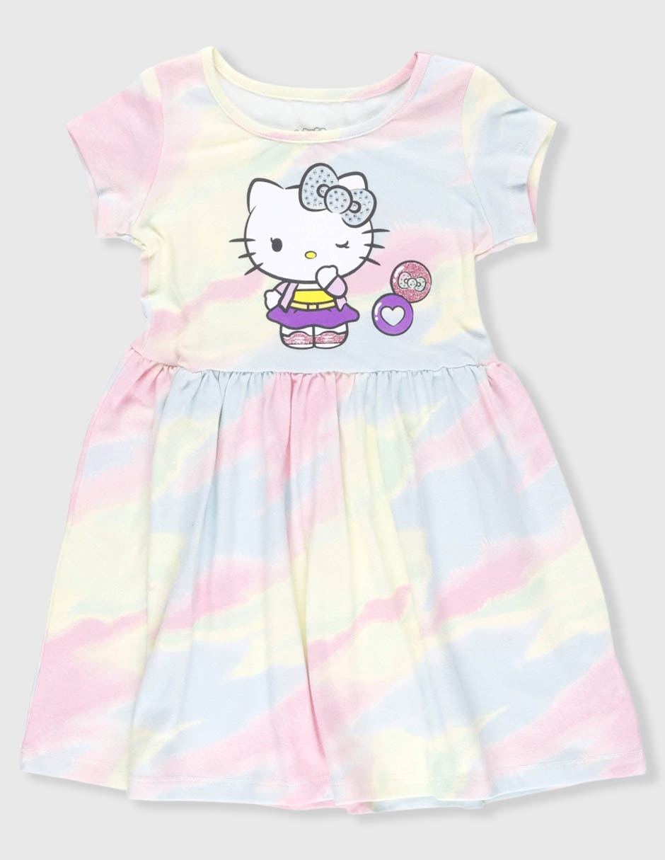 Vestido Casual manga corta para niña 2