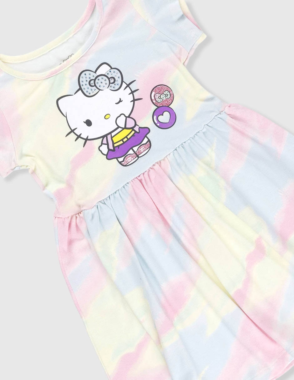 Vestido Casual manga corta para niña 4