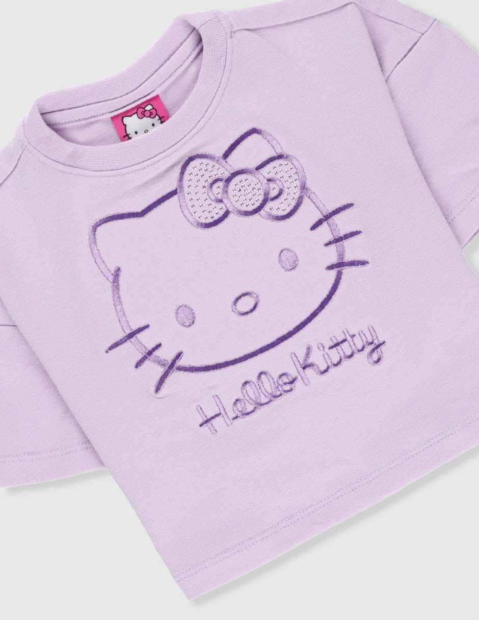 Playera manga corta para niña 4