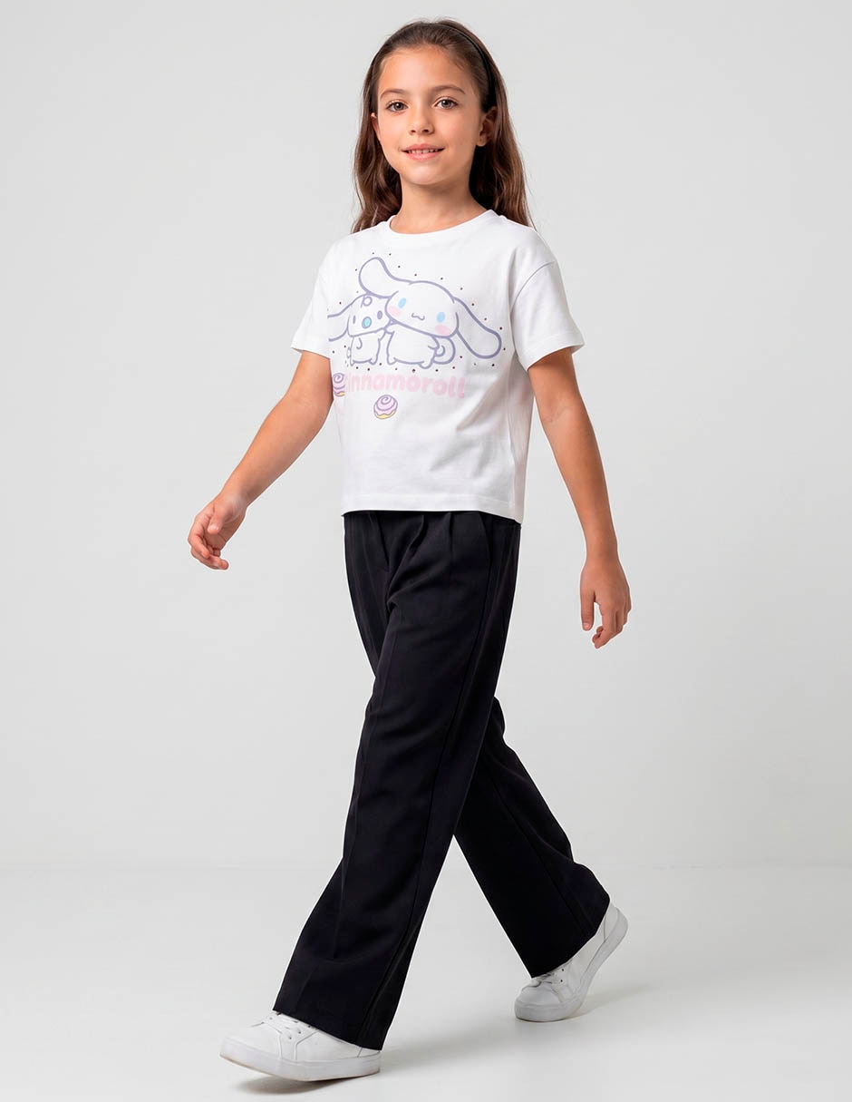 Playera manga corta para niña Playera manga corta para niña
