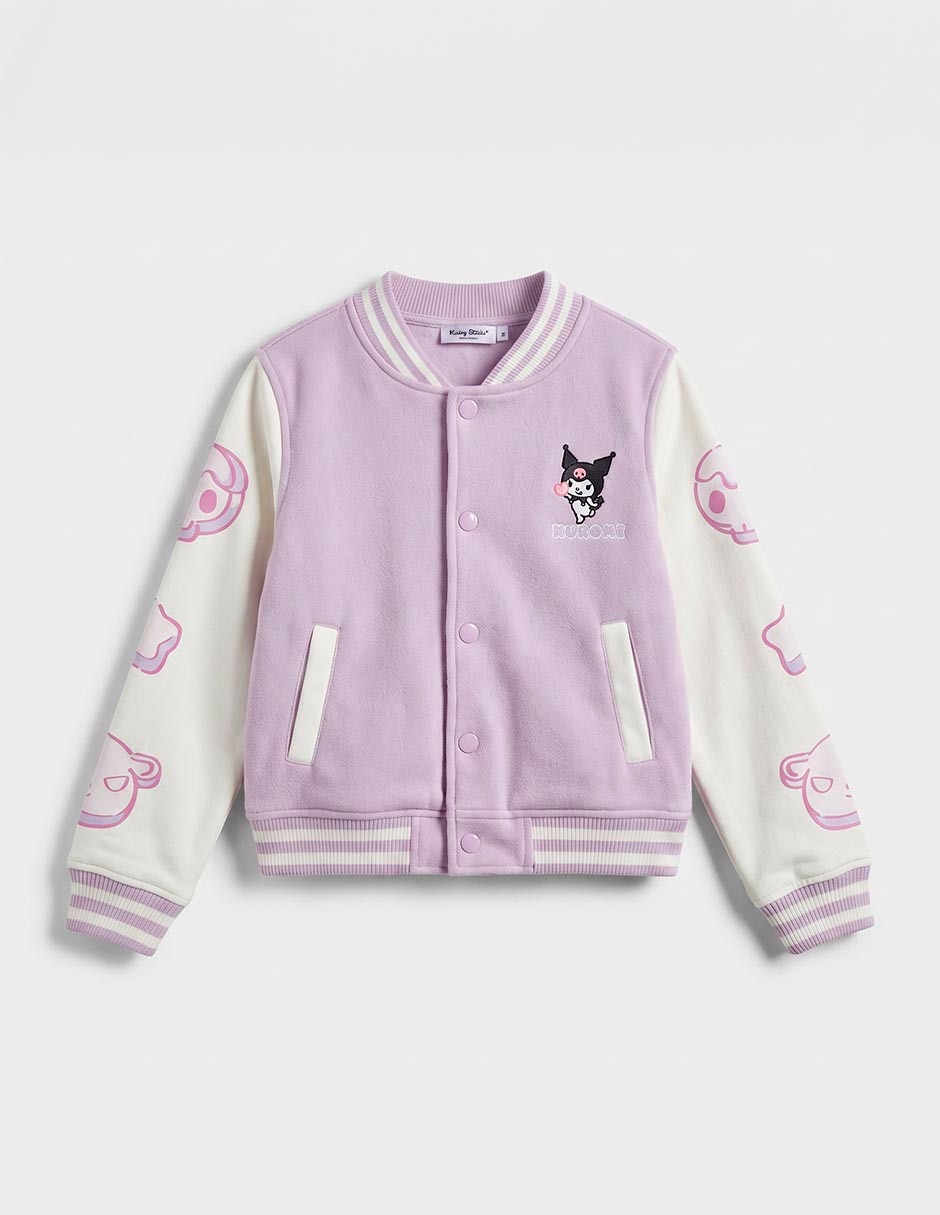 Chamarra kuromi para niña Chamarra kuromi para niña