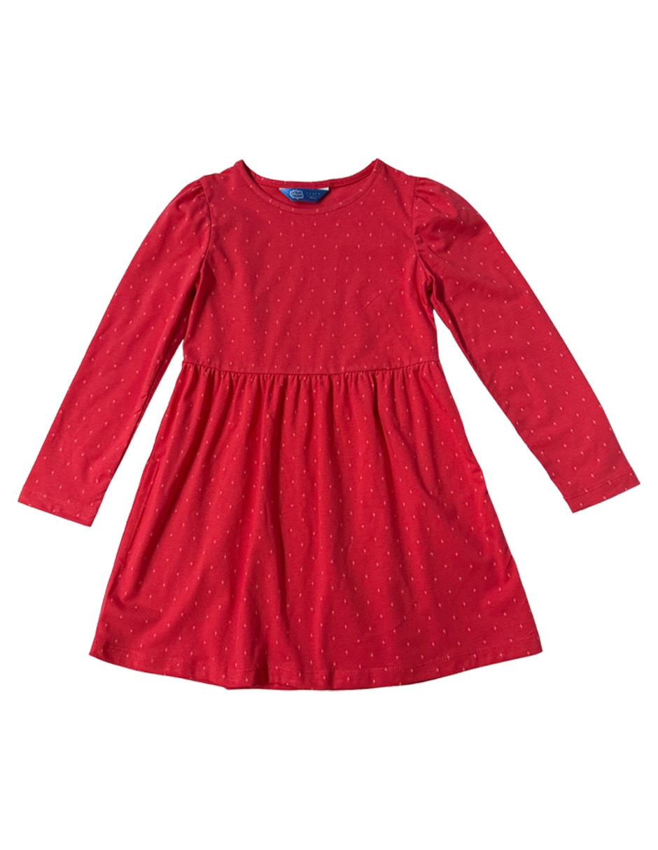 Set vestido manga larga para niña 5