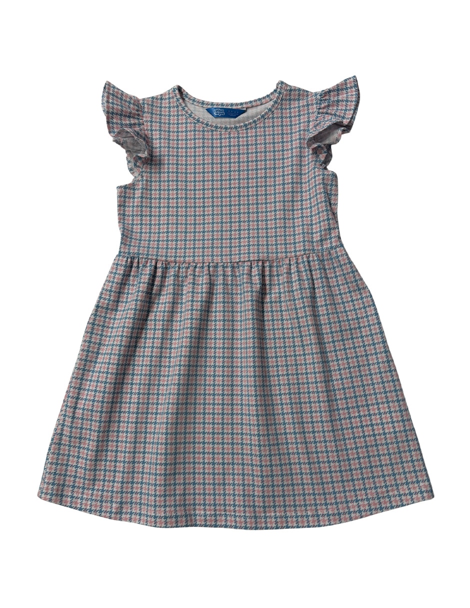 Set vestido manga volantes para niña 5