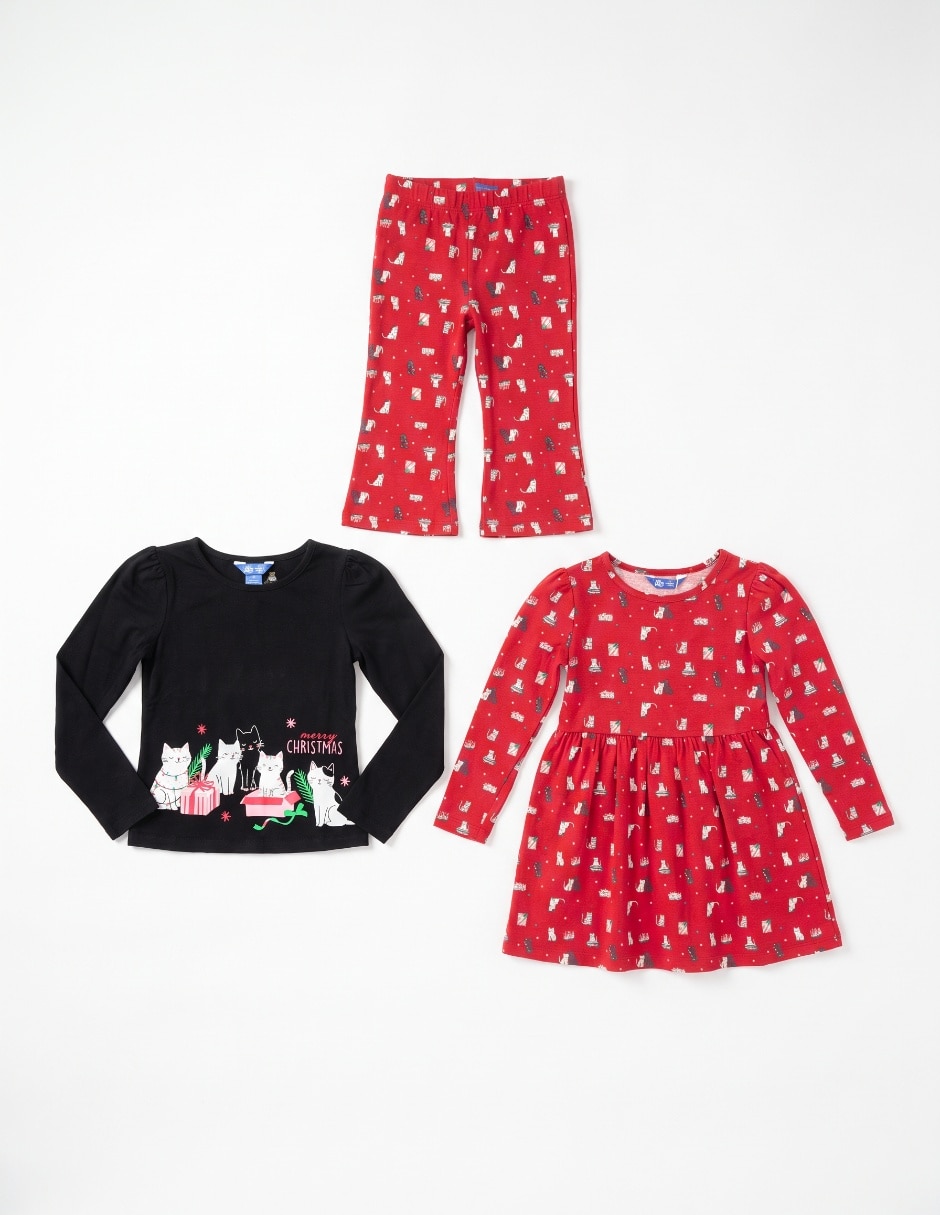 Conjunto legging de algodón para niña 3