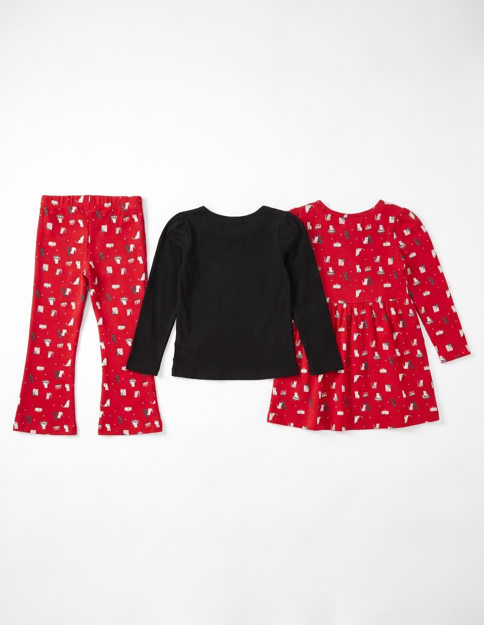 Conjunto legging de algodón para niña 4