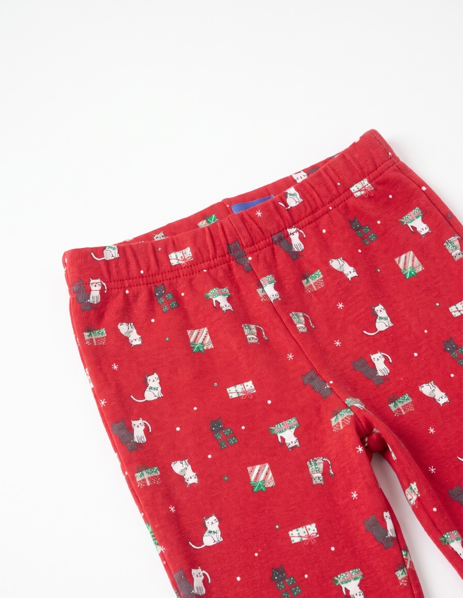 Conjunto legging de algodón para niña 5