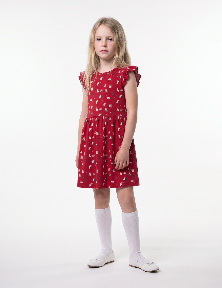 Conjunto legging de algodón para niña