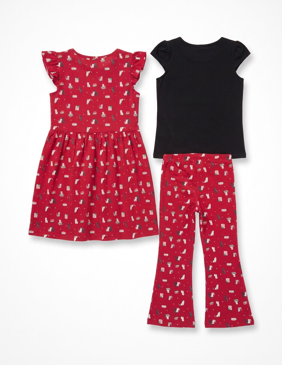 Conjunto legging de algodón para niña 4