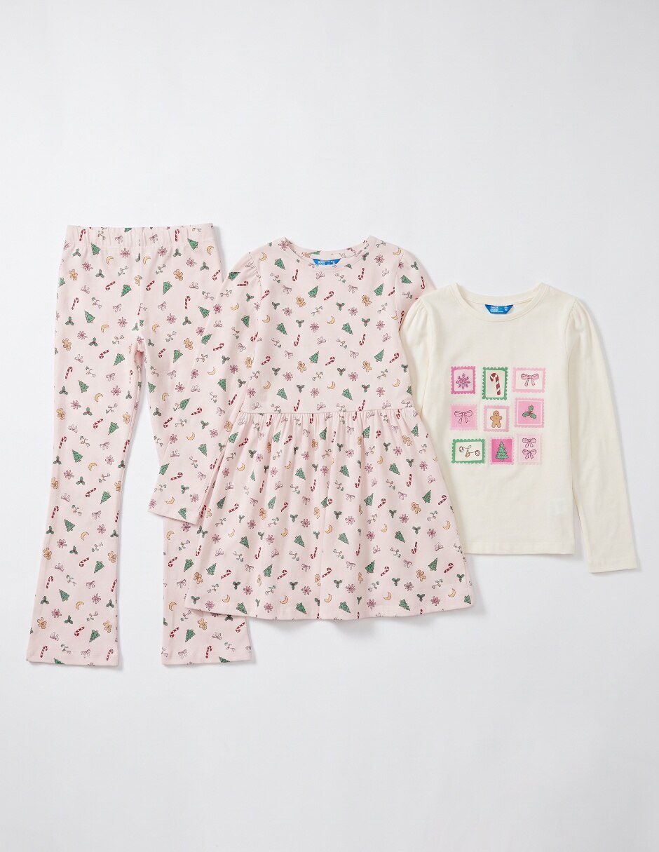 Conjunto legging de algodón para niña 3
