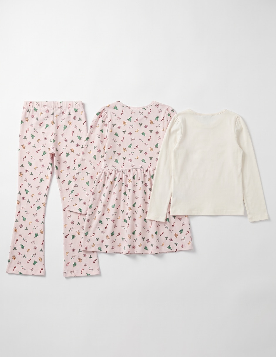 Conjunto legging de algodón para niña 4