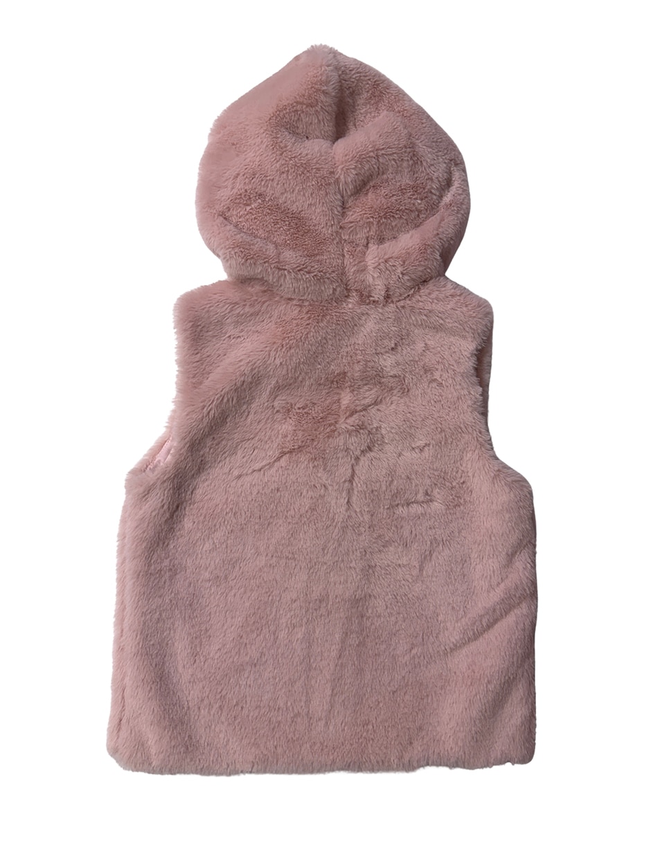 Chaleco con capucha para niña 4