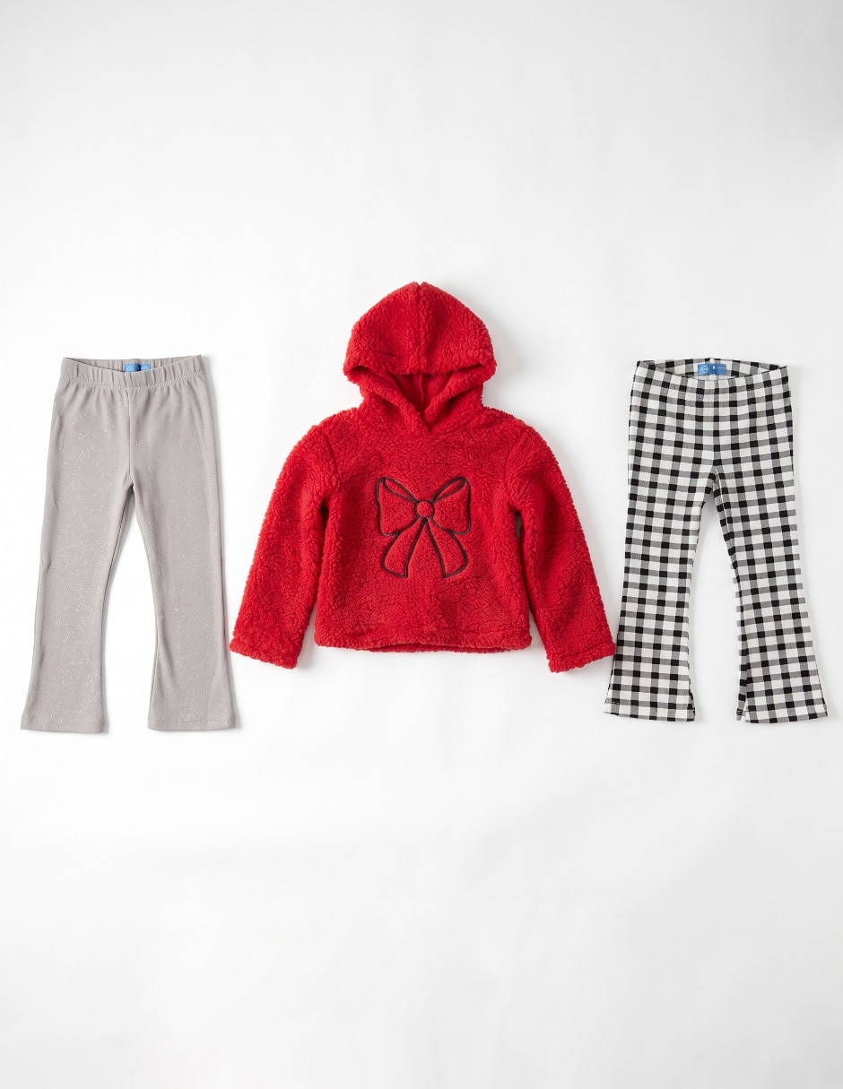 Conjunto legging de algodón para niña 3