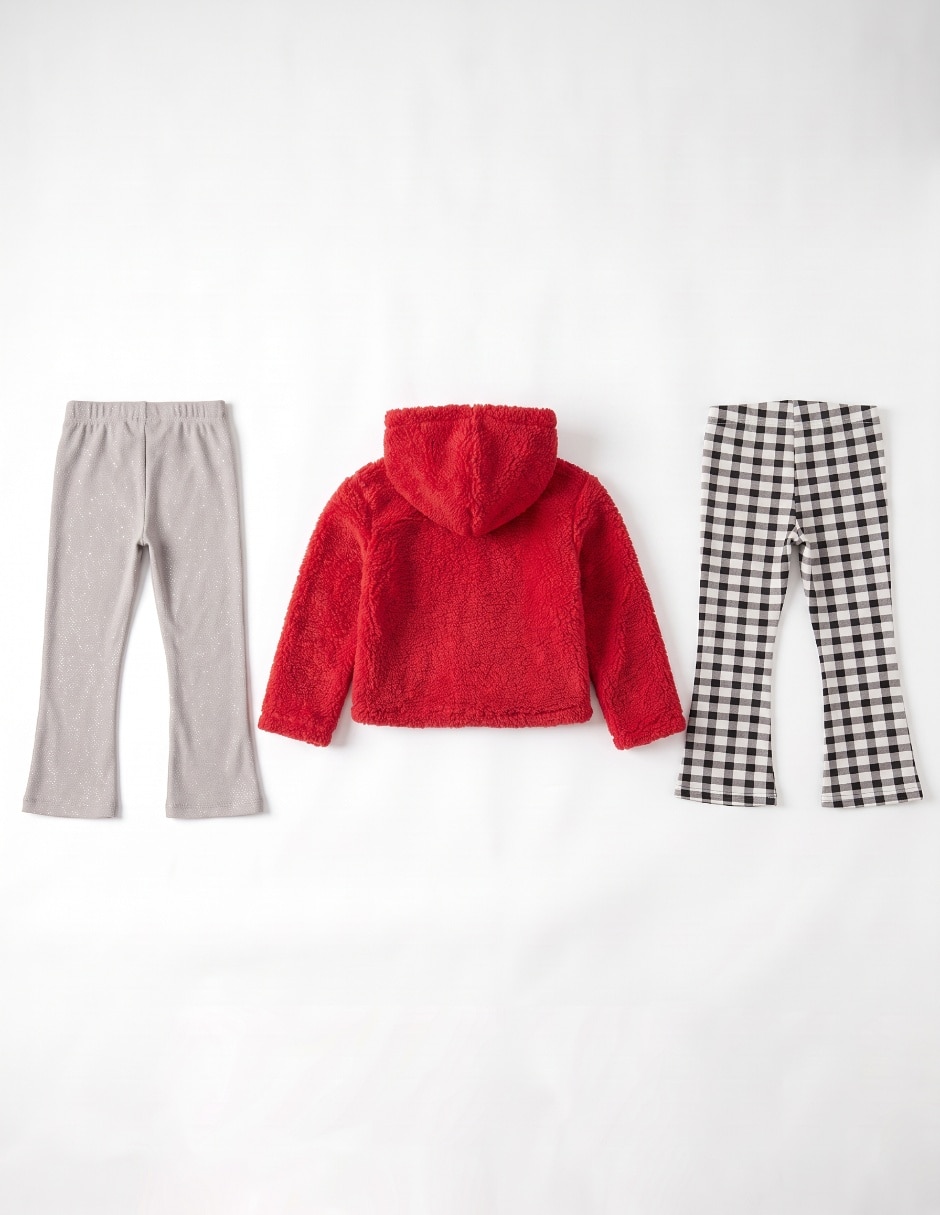 Conjunto legging de algodón para niña 4