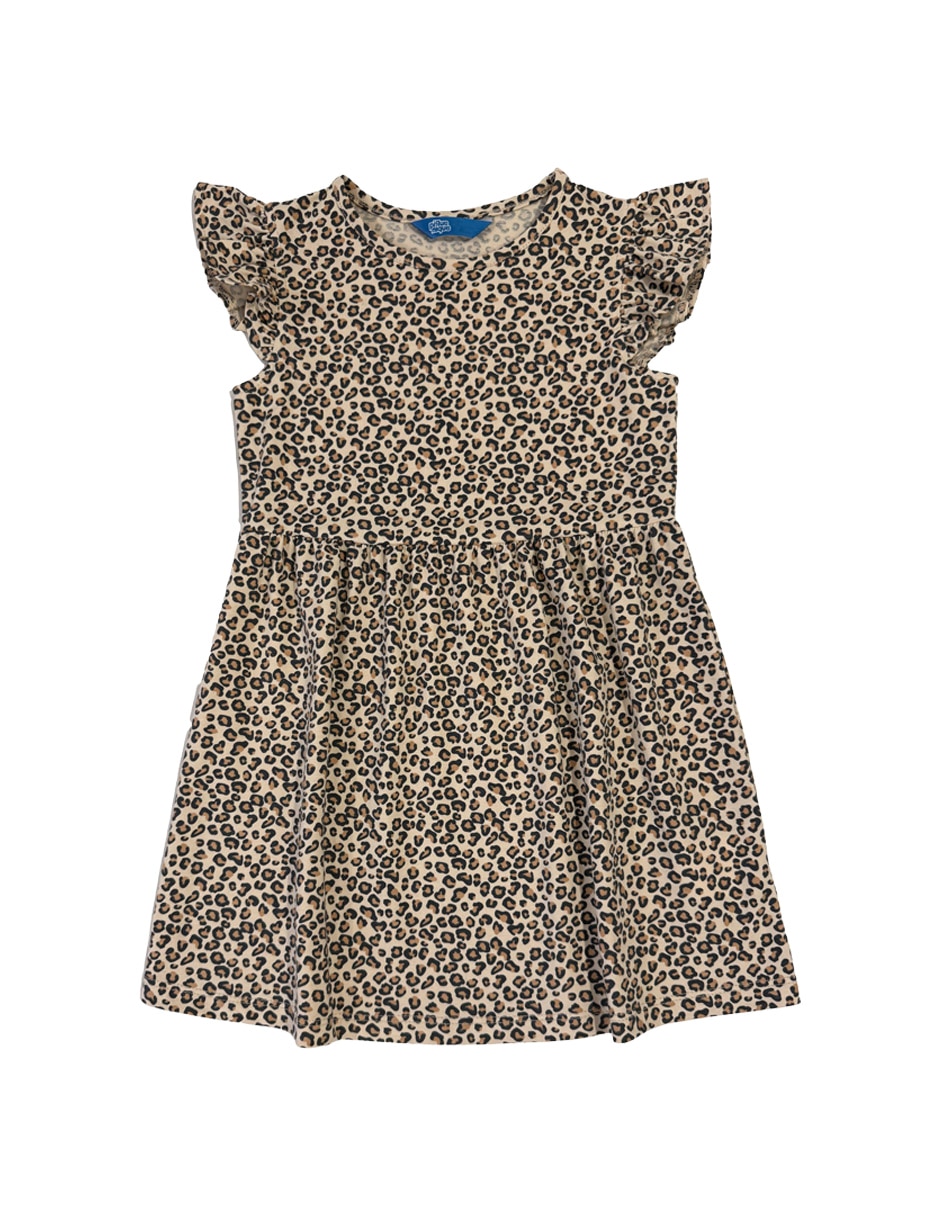 Set vestido manga volantes para niña 4