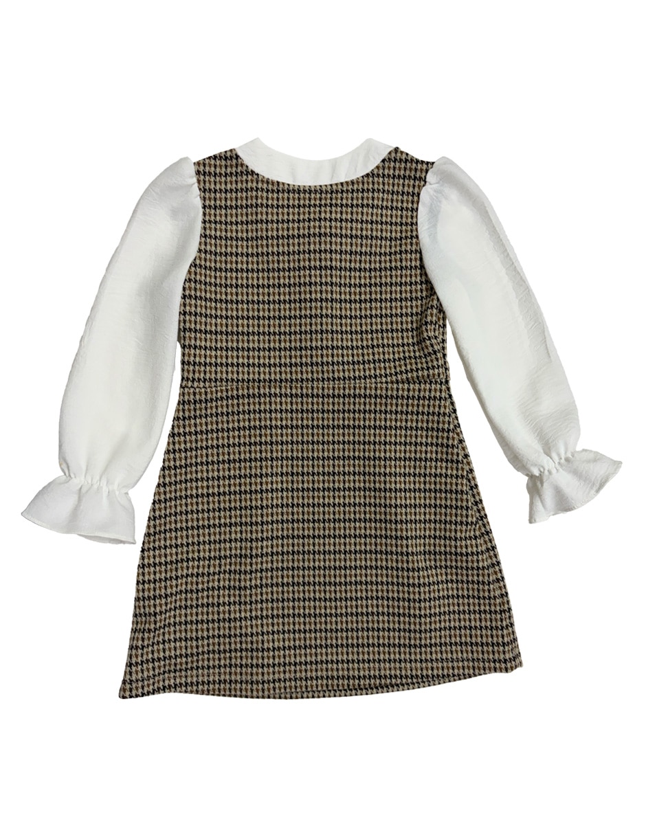 Vestido manga larga para niña 3