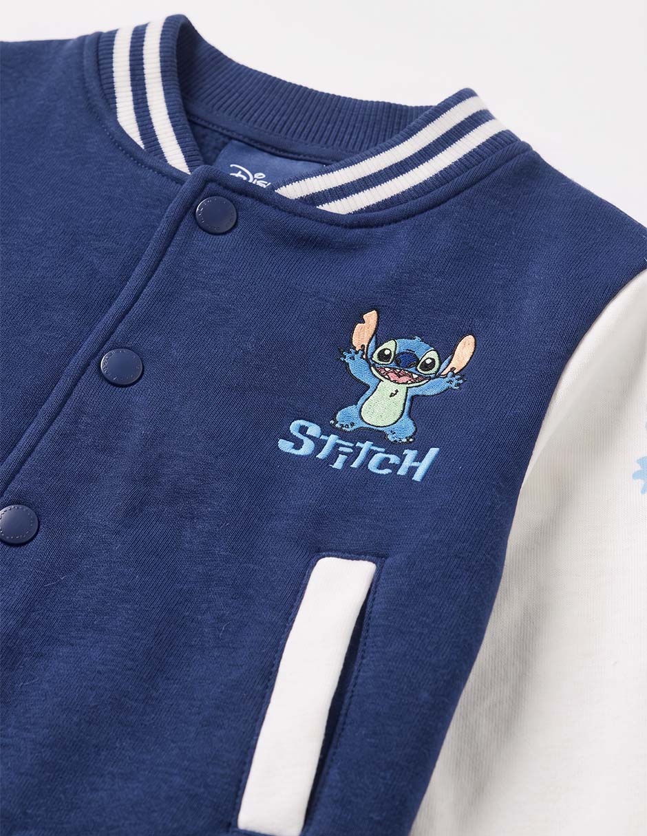 Chamarra bomber stitch de algodón para niña 4