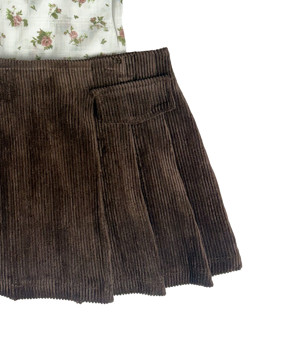 Conjunto falda casual de algodón para niña 2