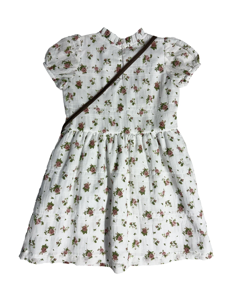 Vestido manga corta para niña 2