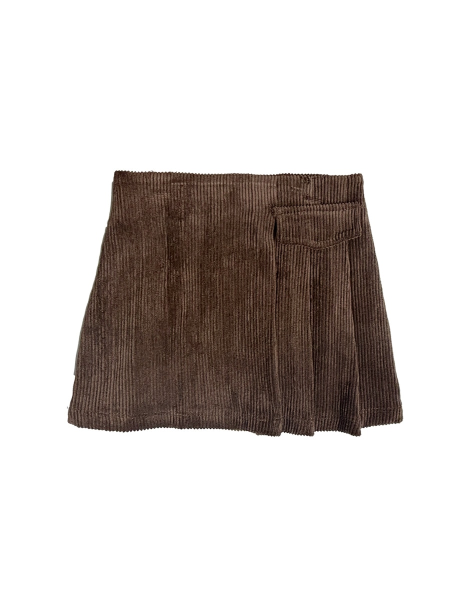 Conjunto falda casual de algodón para niña 6