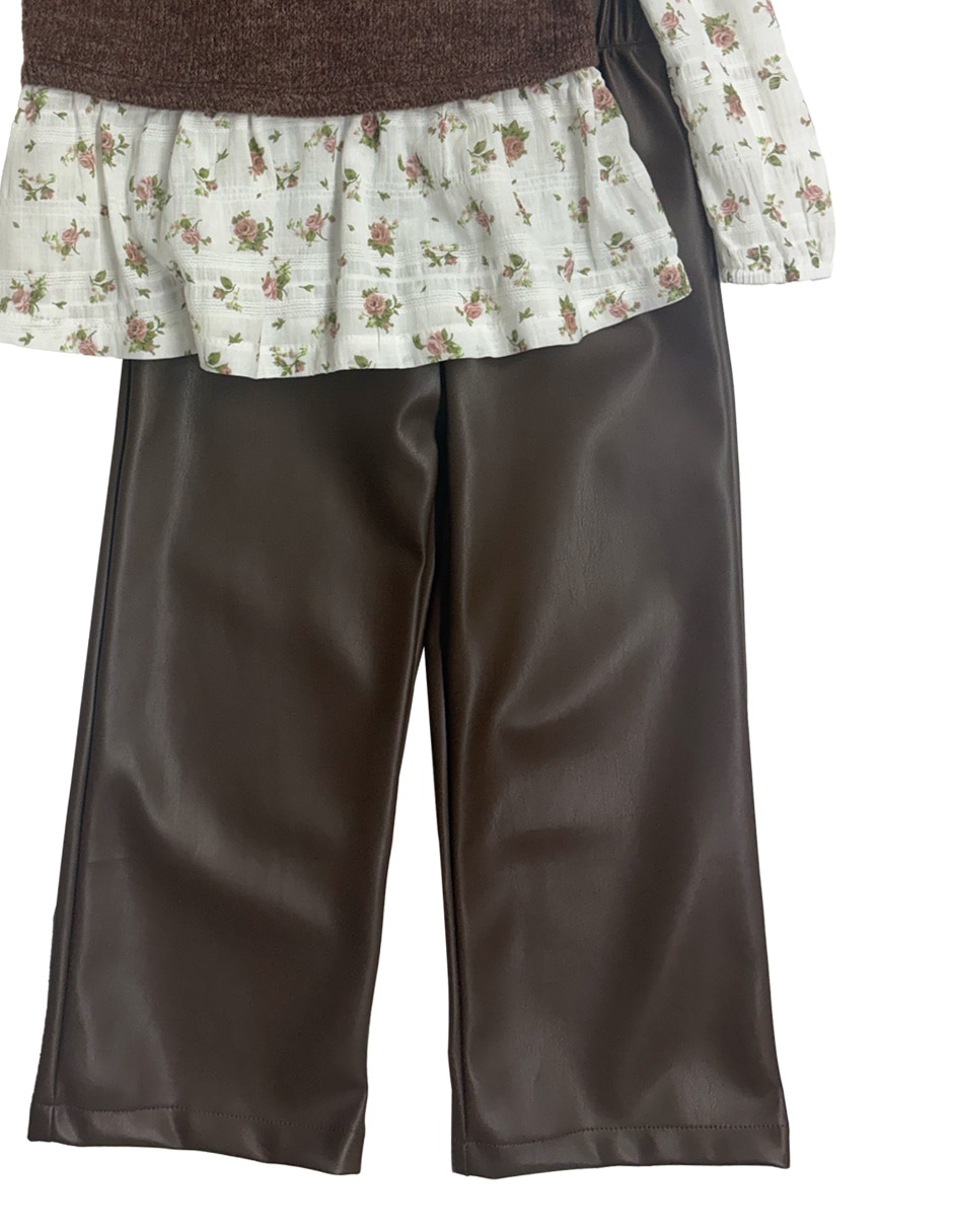 Conjunto de algodón para Niña 4