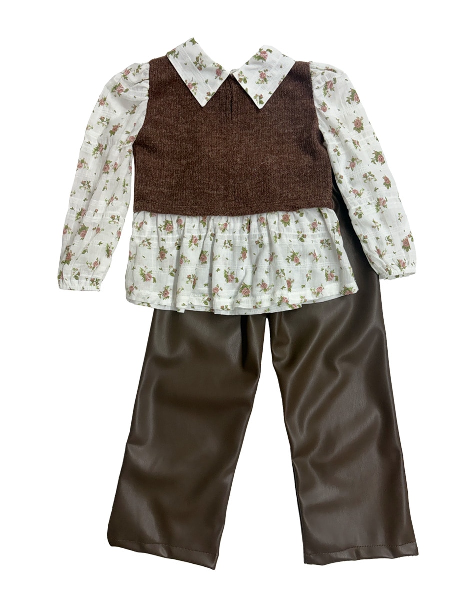 Conjunto de algodón para Niña 3
