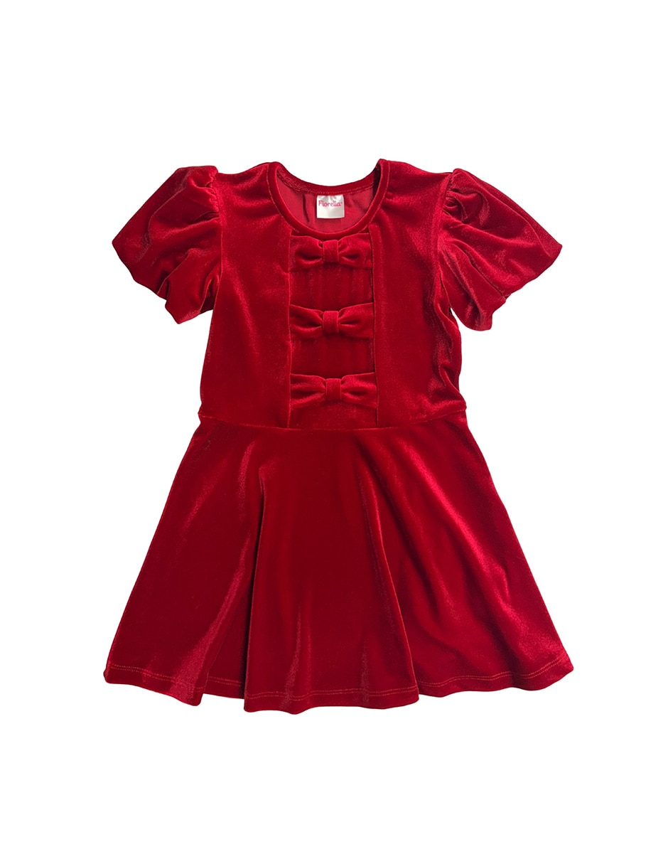Vestido manga globo para niña Vestido manga globo para niña