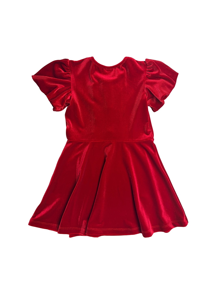 Vestido manga globo para niña 2
