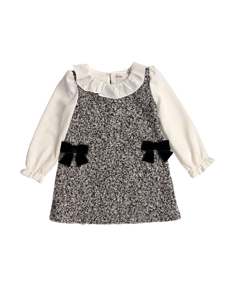 Vestido manga larga para niña Vestido manga larga para niña