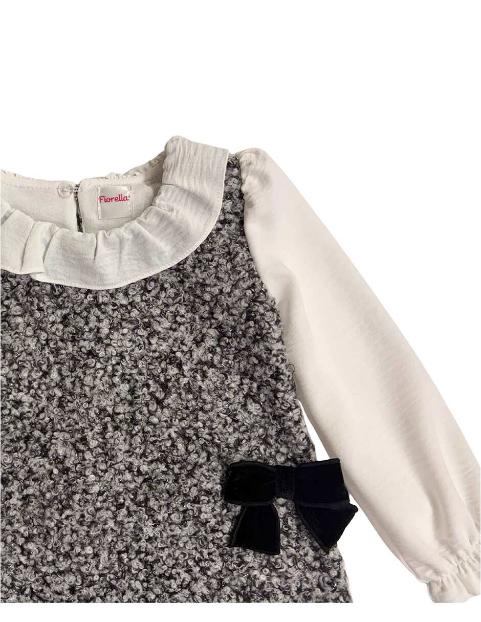 Vestido manga larga para niña 2