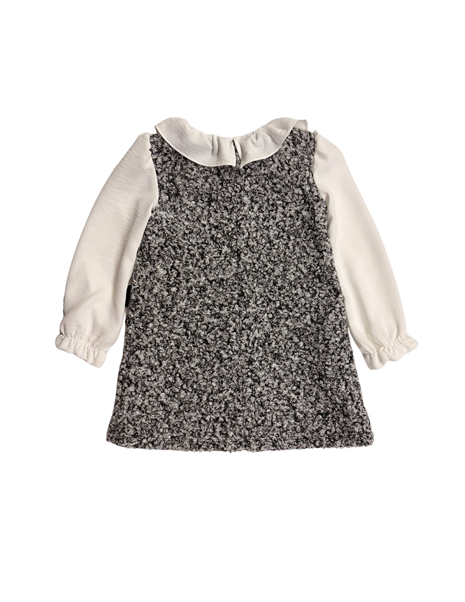 Vestido manga larga para niña 3