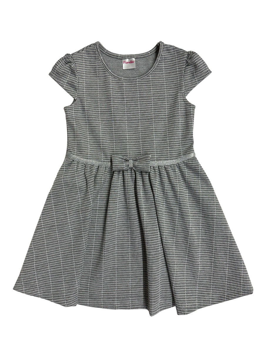 Vestido manga cap para niña