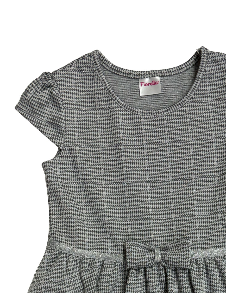 Vestido manga cap para niña 3