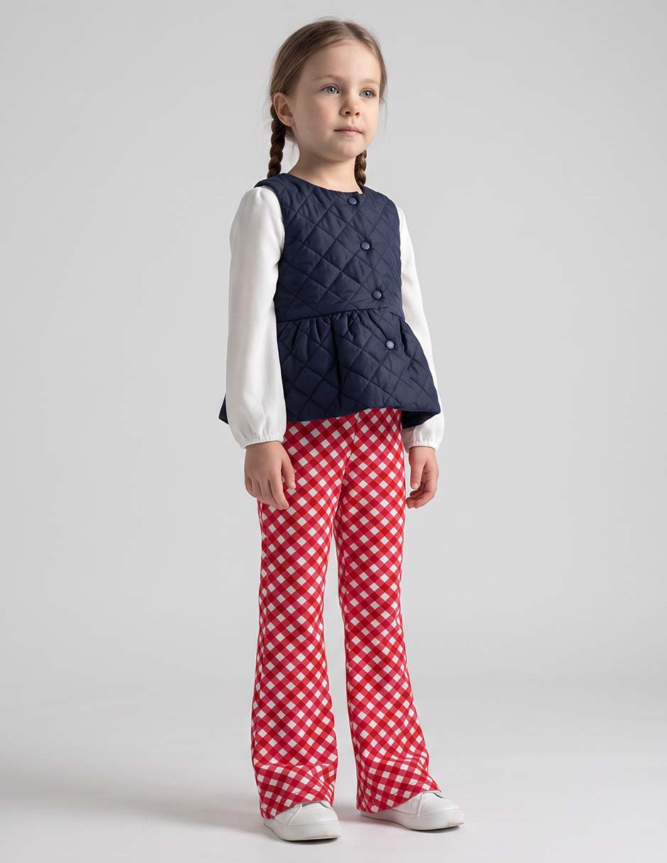 Conjunto casual de algodón para niña Conjunto casual de algodón para niña