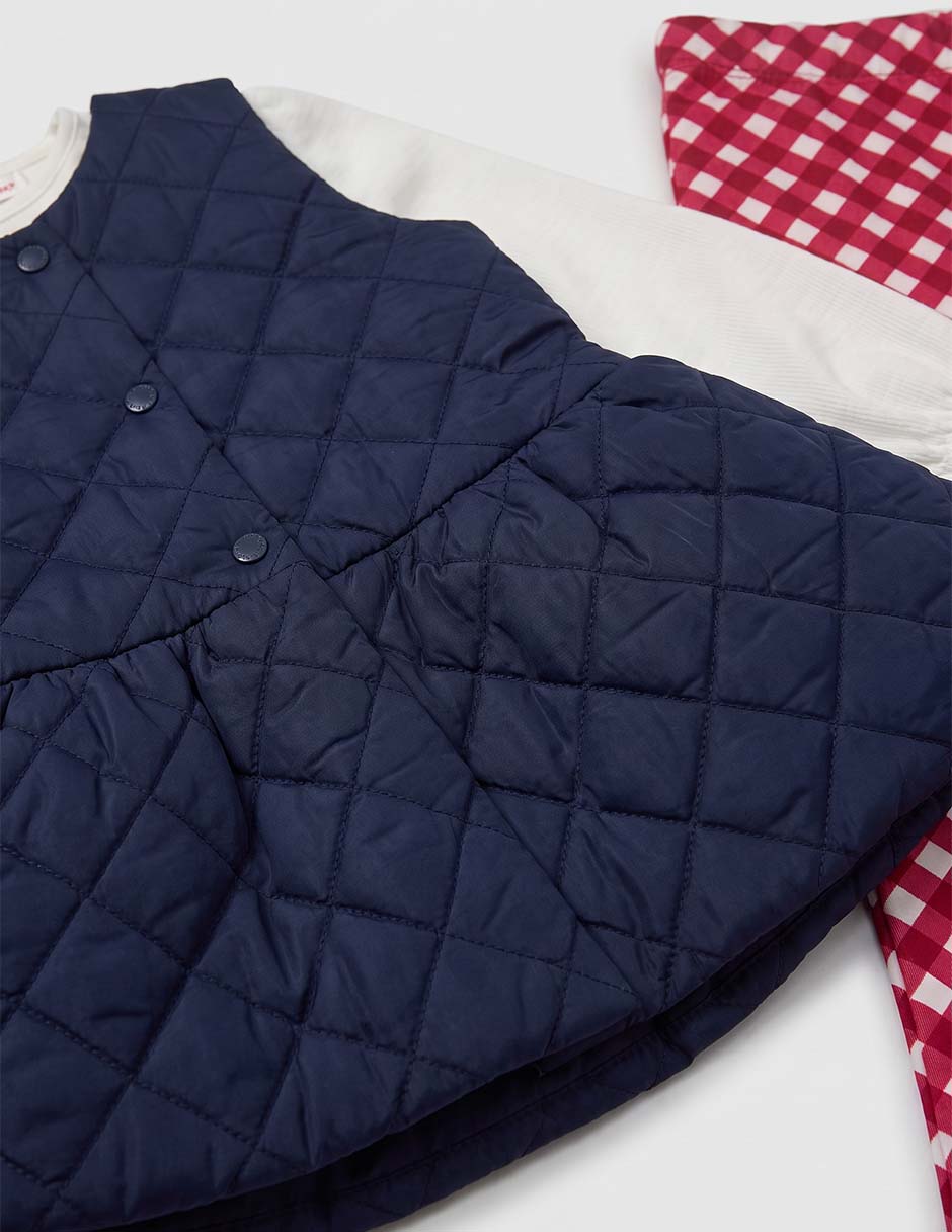 Conjunto casual de algodón para niña 5