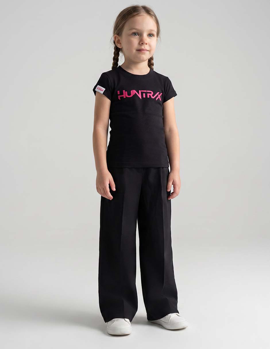 Playera manga corta cuello redondo Netflix para niña