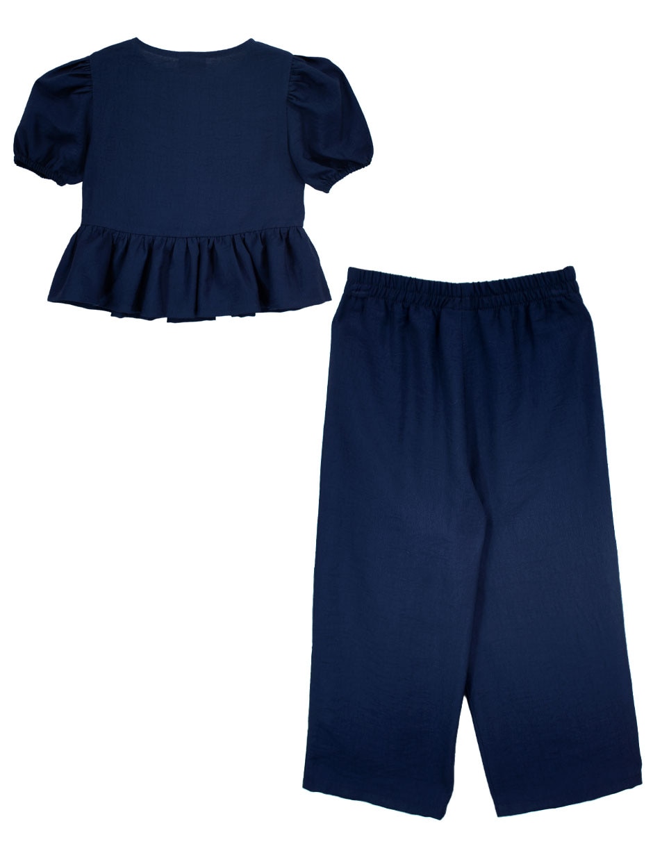 Conjunto pantalón casual julio 2 isabela de viscosa para niña 2