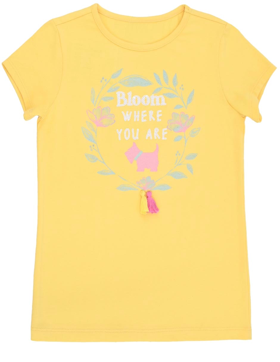 Playera ferrioni bloom manga corta para niña