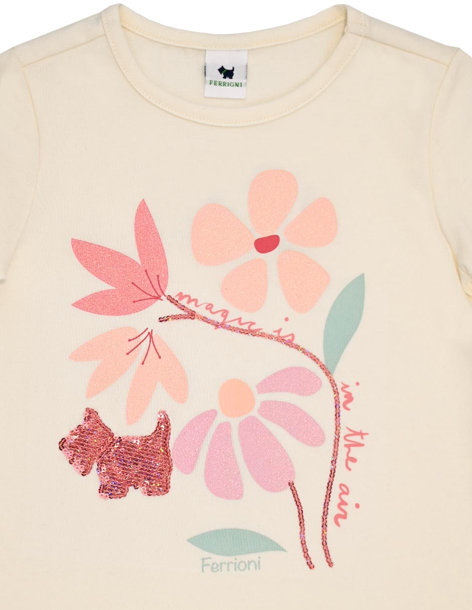 Playera Nathalya manga corta para niña 2