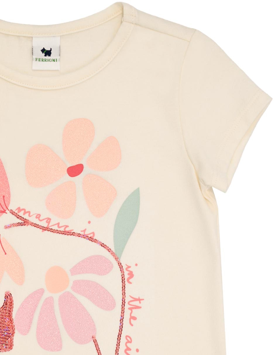 Playera Nathalya manga corta para niña 3