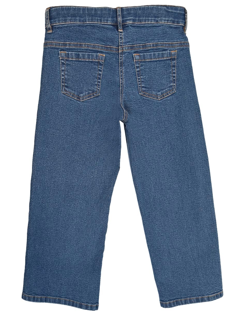 Jeans regular margott lavado deslavado para niña 3