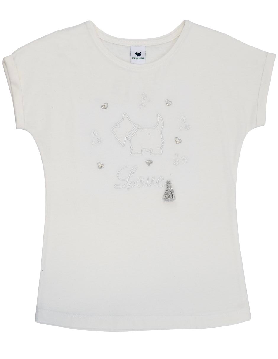 Playera Fer manga corta para niña Playera Fer manga corta para niña