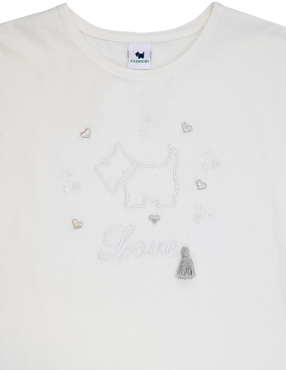 Playera Fer manga corta para niña 4