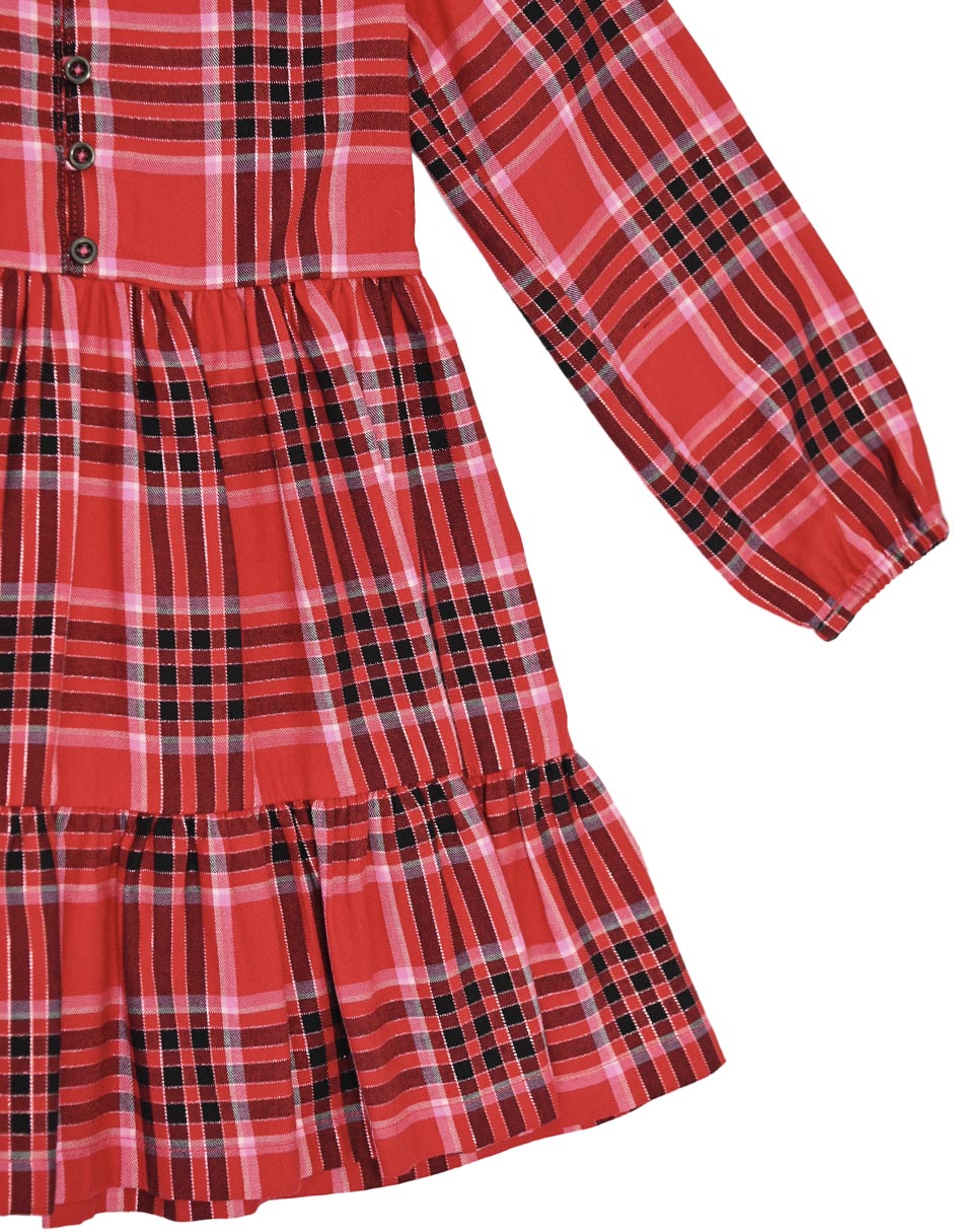 Vestido Ahna manga regular para niña 2