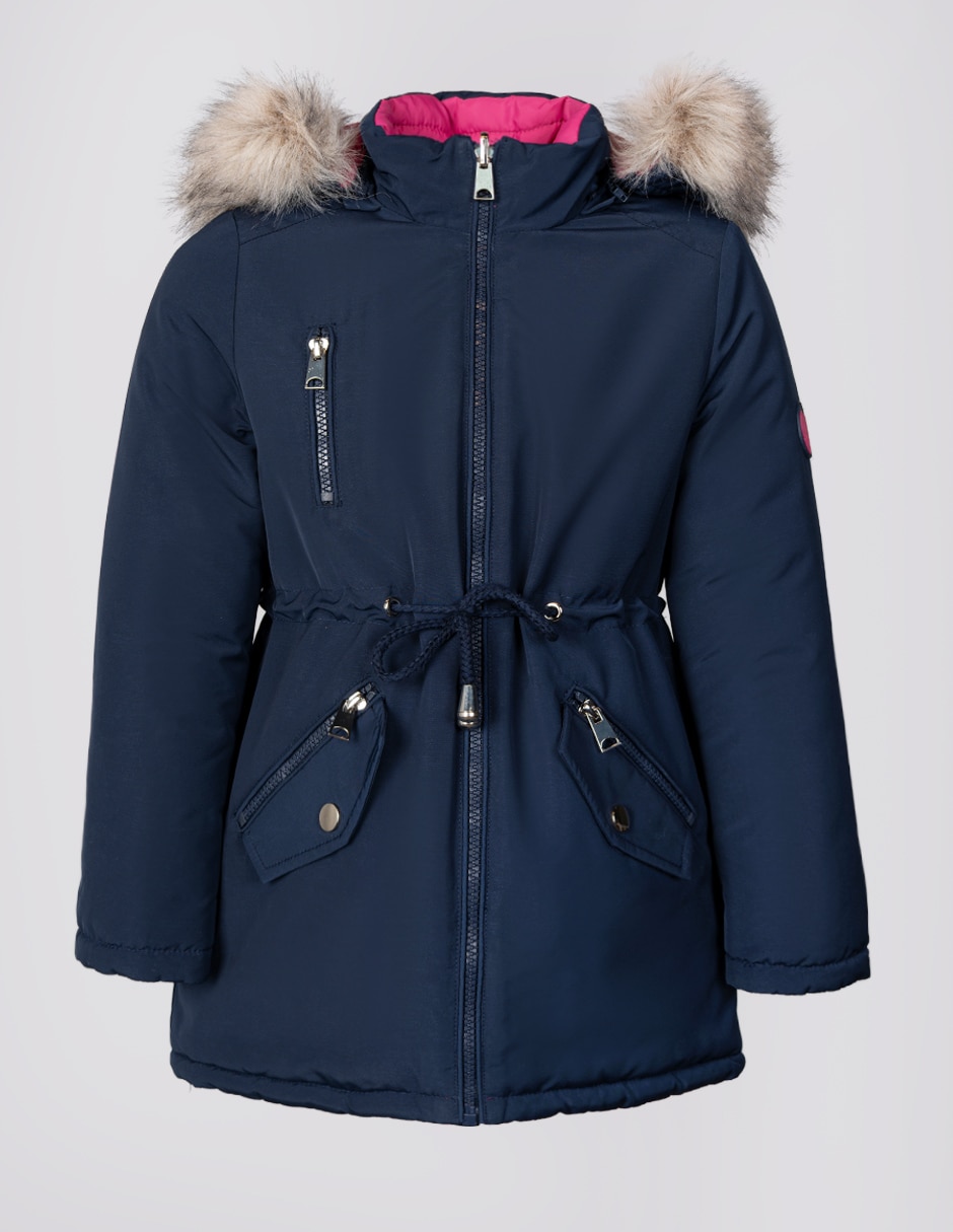 Chamarra Parka Doble Vista para niña 5